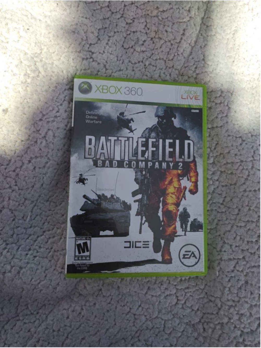 EA Battlefield Bad Company 2 Xbox 360 Video Game One Size Green Black